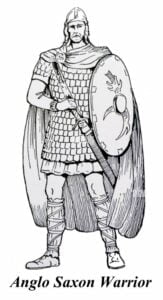 An artwork of a Saxon Wrrior