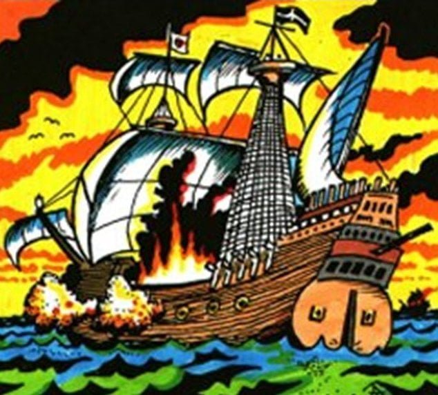A typical Armada war ship.