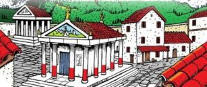 Pompei before the volcano exploded