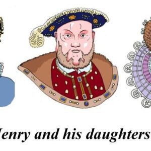 Drawings of Henry and hs daughters