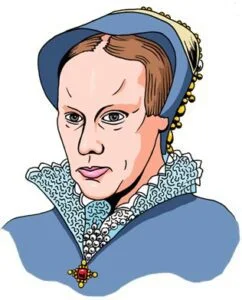 A drawing of Queen Mary