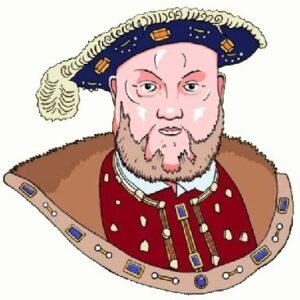Tudor History resource a drawing ofHenry VIII